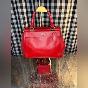 Coach x Selena Gomez “Selena Grace” Satchel in Selena Red Limited Edition 2017